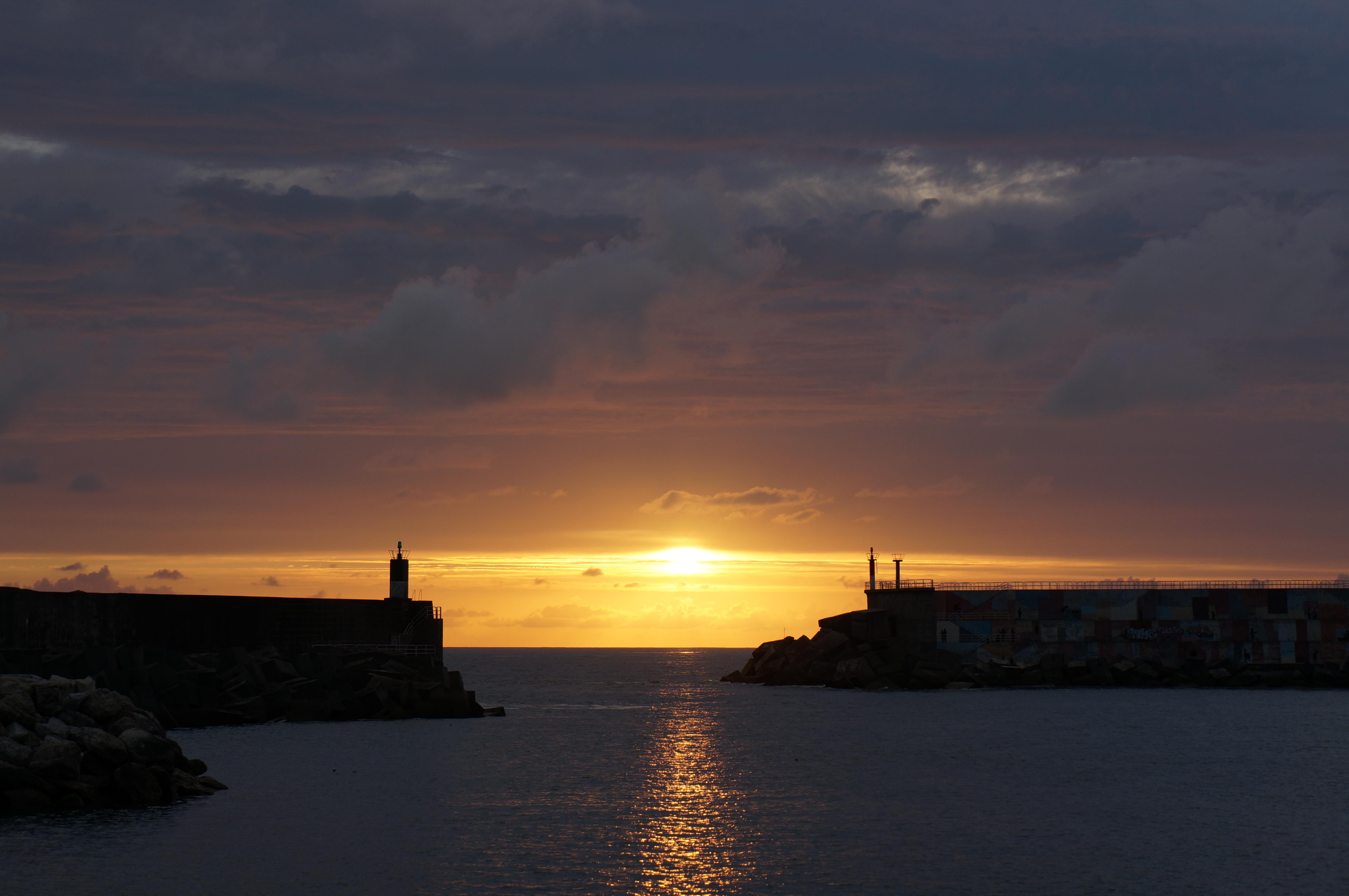 Atardecer en A Guarda