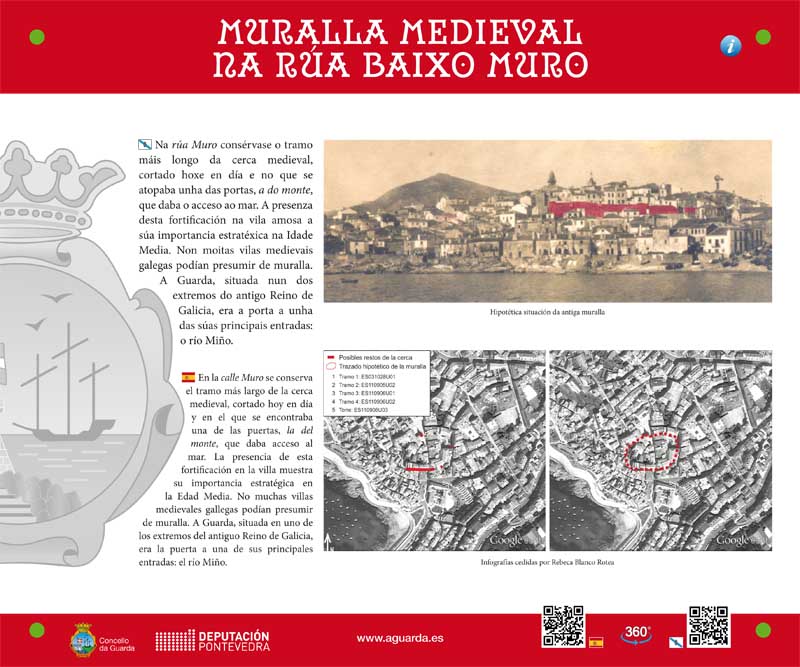Esta actuación contó con un presupuesto de 13,612,50€ para la puesta en valor de los elementos e hitos históricos con paneles de 30x20cm que muestran fotografías, planos y textos sobre cada uno de ellos, además de un código QR con el que se puede acceder a una página web en la que ampliar más información en varios idiomas, así como fotografías panorámicas en 360º.