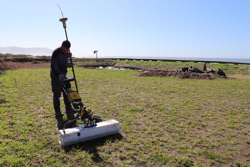 El proyecto «A Guarda, Mar de Sal» no se limita a la excavación, sino que por medio de las últimas tecnologías se quiere conseguir la imagen más amplia y precisa posible de la extensión y de la morfología de estas salinas.
