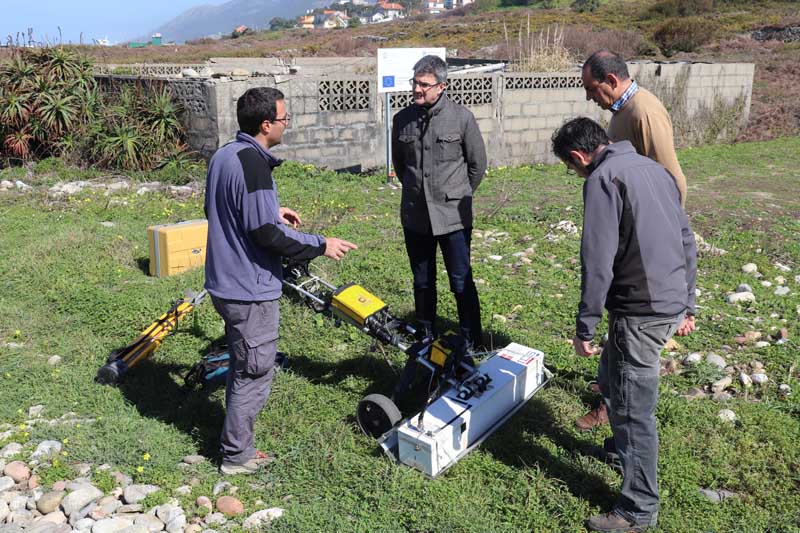El proyecto «A Guarda, Mar de Sal» no se limita a la excavación, sino que por medio de las últimas tecnologías se quiere conseguir la imagen más amplia y precisa posible de la extensión y de la morfología de estas salinas.