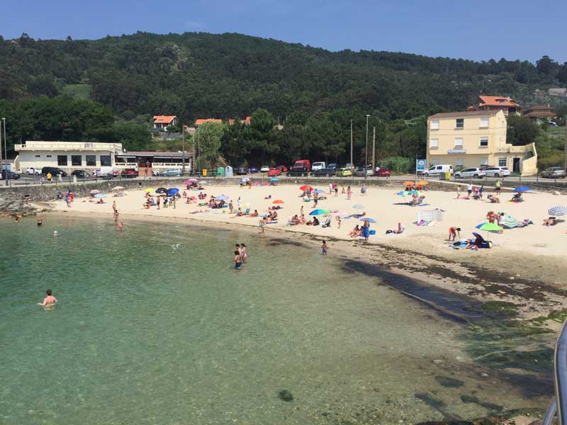 Las playas marítimas y fluviales del Ayuntamiento de A Guarda demuestran un estado de alta ocupación en lo que va del mes de agosto, elegidas por miles de bañistas que día a día visitan estos espacios naturales.
