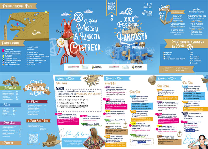 A Guarda peregrina a Santiago para presentar unha renovada “Festa da Langosta e da Cociña Mariñeira”