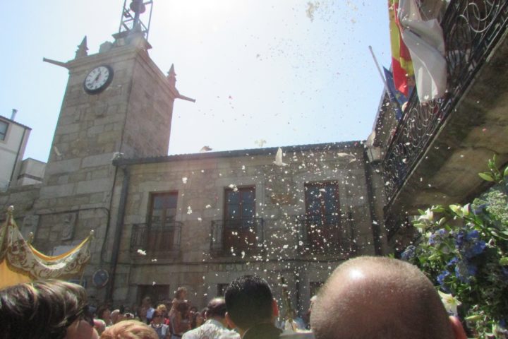 Procesión del Santísimo en Praza do Reló
