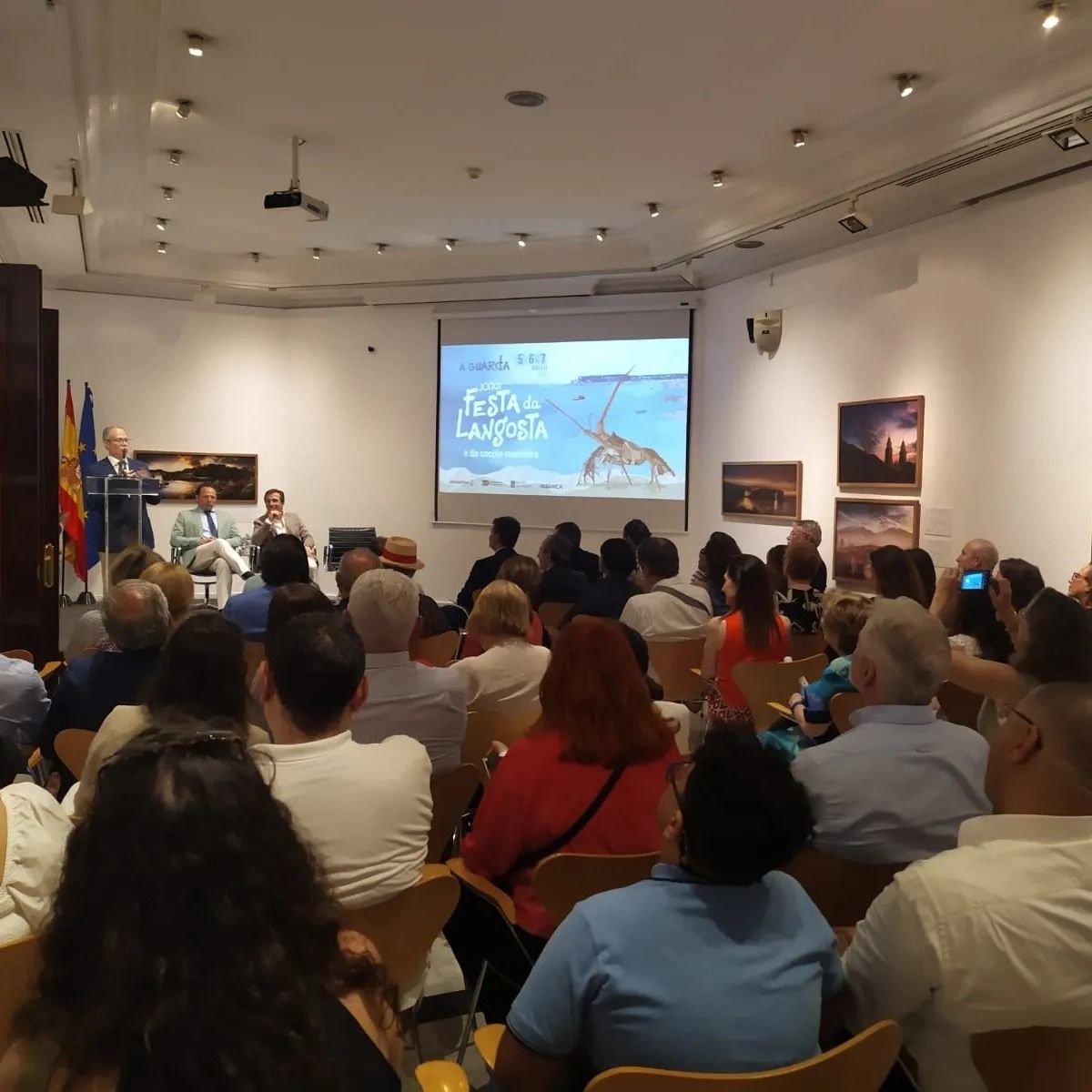 Presentación de la Fiesta de la Langosta da Guarda tuvo lugar en Madrid con Martínez-Almeida
