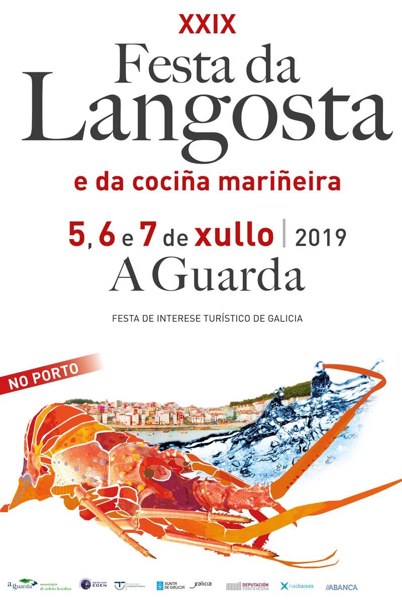 A Guarda presenta este jueves en Allariz la XXIX Fiesta de la Langosta y de la Cocina Marinera