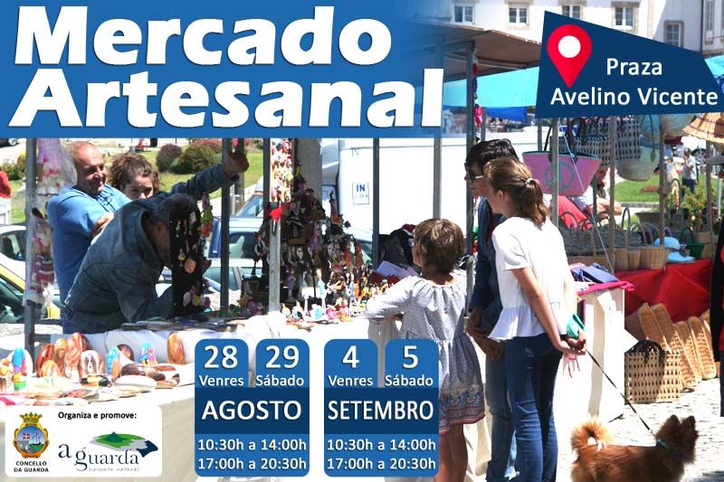 La plaza de Avelino Vicente congrega el Mercado Artesanal los dos próximos viernes y sábados