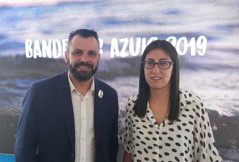 Las playas guardesas de “O Muíño” y “Area Grande” contarán un año más con el distintivo de Bandera Azul