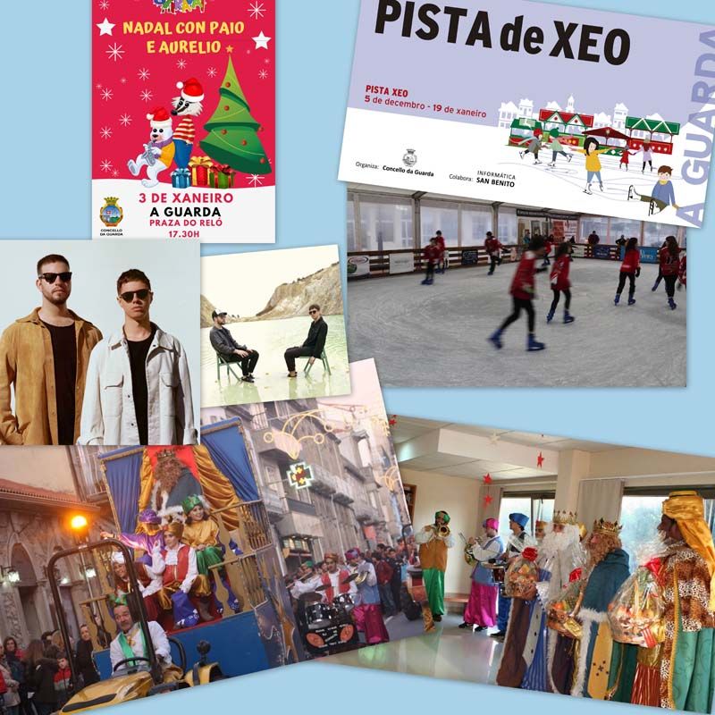 Los Reyes Magos visitarán la Residencia de Mayores y participan este domingo en la Cabalgata de A Guarda