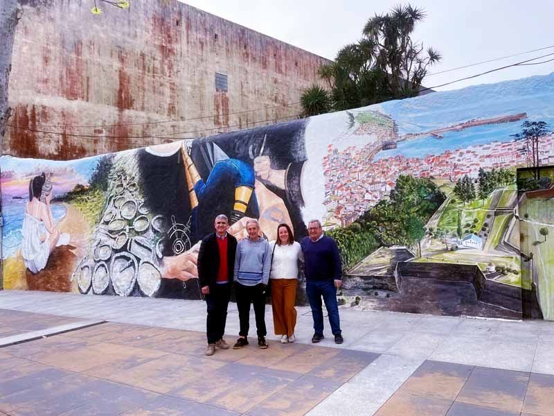 Avelino Vicente lucirá máis fermosa co seu novo mural