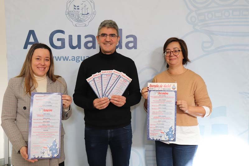 A Guarda da la bienvenida a la Navidad este jueves