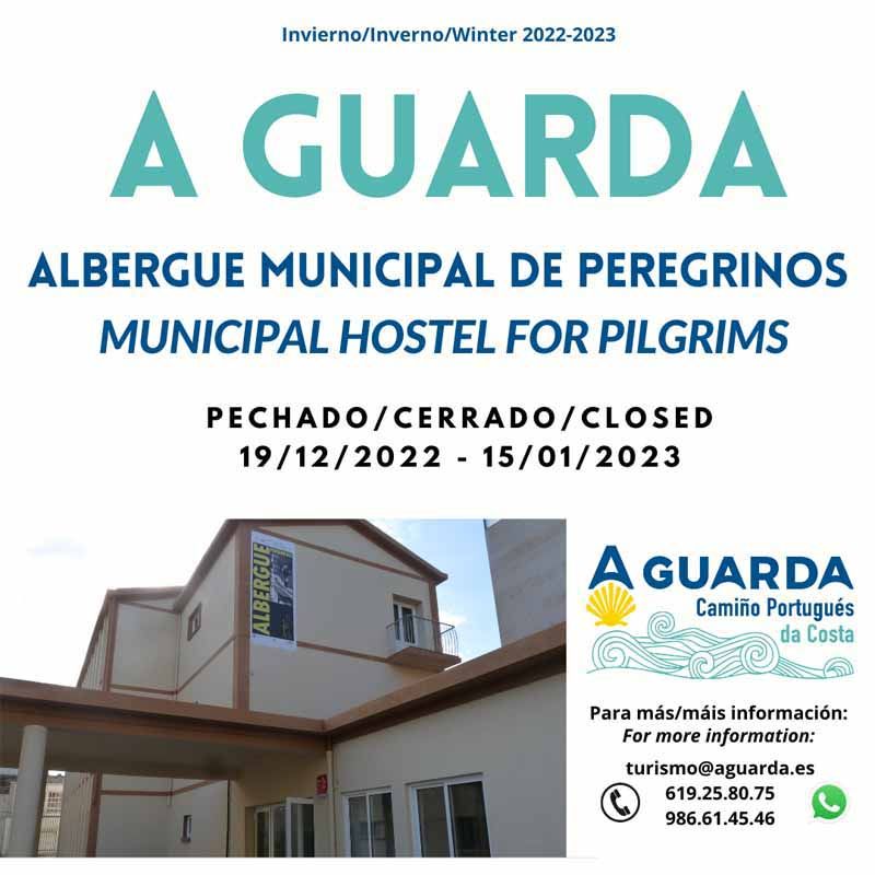 Cierre temporal del albergue municipal de Guarda