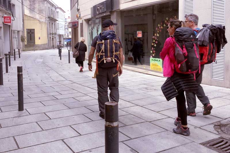 Desde hace meses el Camino Portugués de la Costa a su paso por A Guarda, punto de entrada de peregrinos procedentes de Portugal, continúa aumentando notablemente el número de peregrinos que emplean esta ruta.