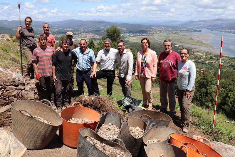 Terminan los trabajos de Excavación de O Cuncheiro del Monte Trega en A Guarda