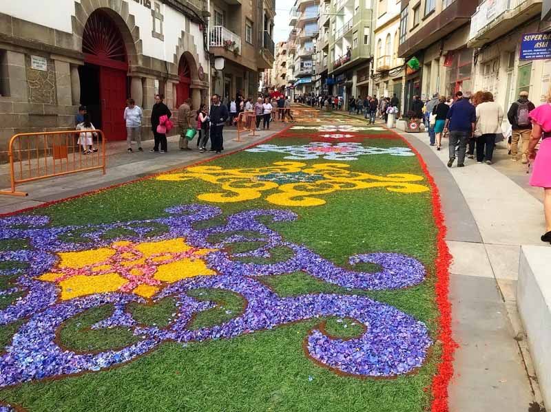 Las tradicionales Alfombras florales regresan a las calles guardesas este fin de semana