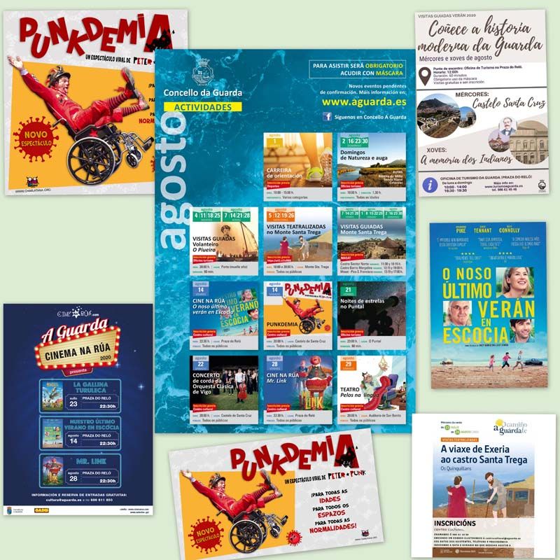 Continúa la programación de la agenda de verano 2020 en A Guarda