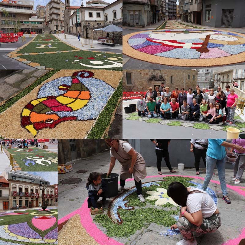 Alfombras florales llenarán de color las calles guardesas este fin de semana