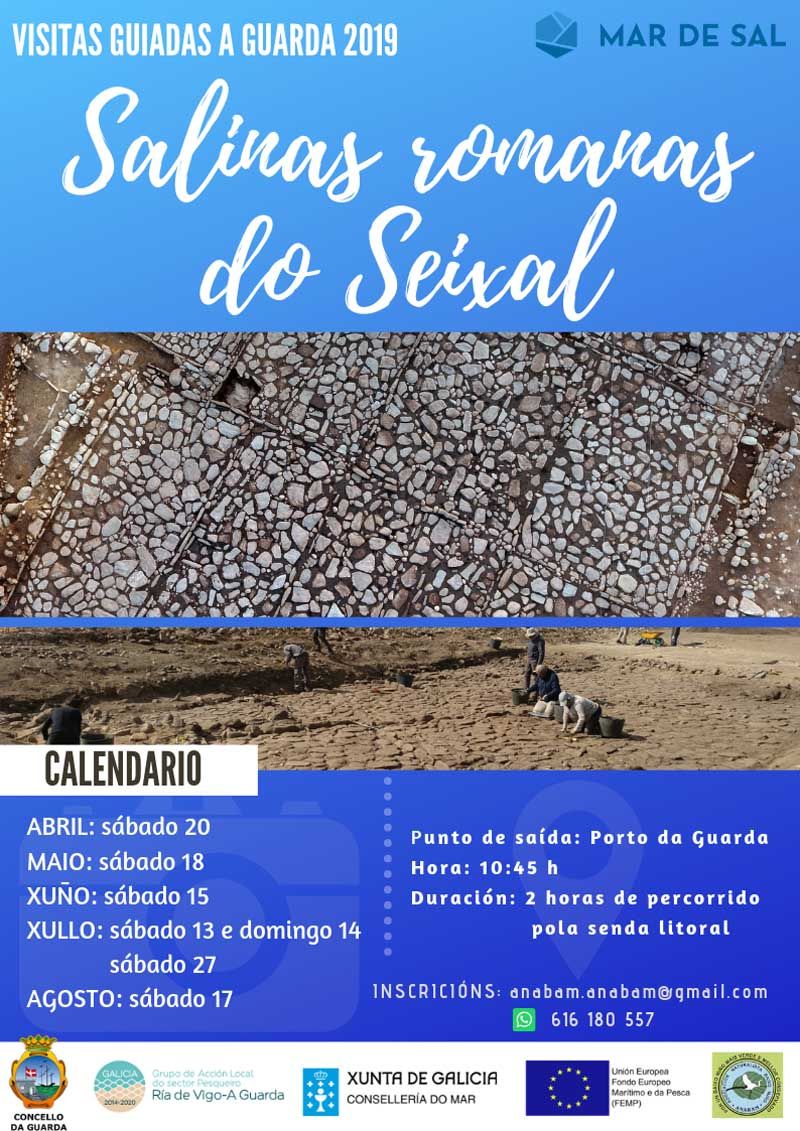 Visita guiada a las excavaciones de las Salinas romanas de A Guarda el sábado 17 de agosto