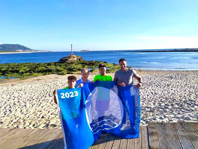 A praia do Muíño volve a lucir este verán o distintivo de Bandeira Azul