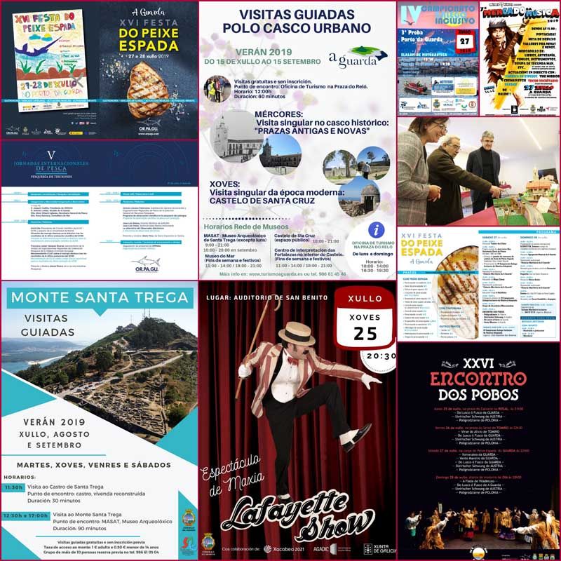 Música, magia y gastronomía principales  actividades programadas para los próximos días en A Guarda