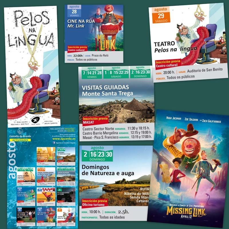 A Guarda despide el mes de agosto con un montón de propuestas para todas las edades