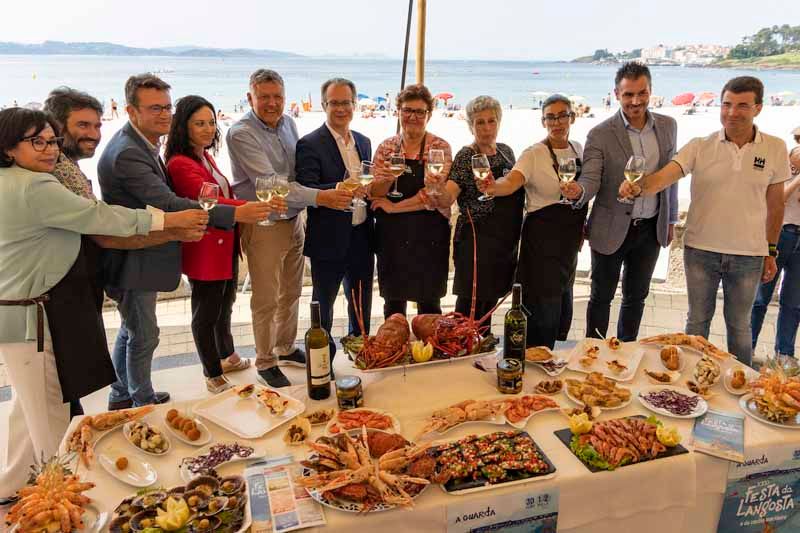A Guarda elige Sanxenxo para la presentación de la “XXXI Festa da Langosta e da Cociña Mariñeira”