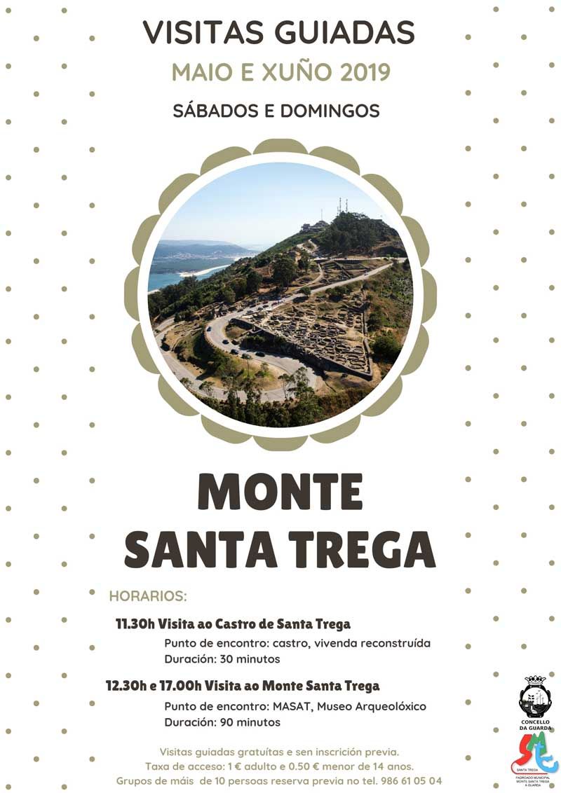 Al igual que en años anteriores, y en la temporada previa al verano, el Patronato del Monte Santa Trega organiza visitas guiadas para conocer más en detalle el patrimonio y la historia del Monte Santa Trega.