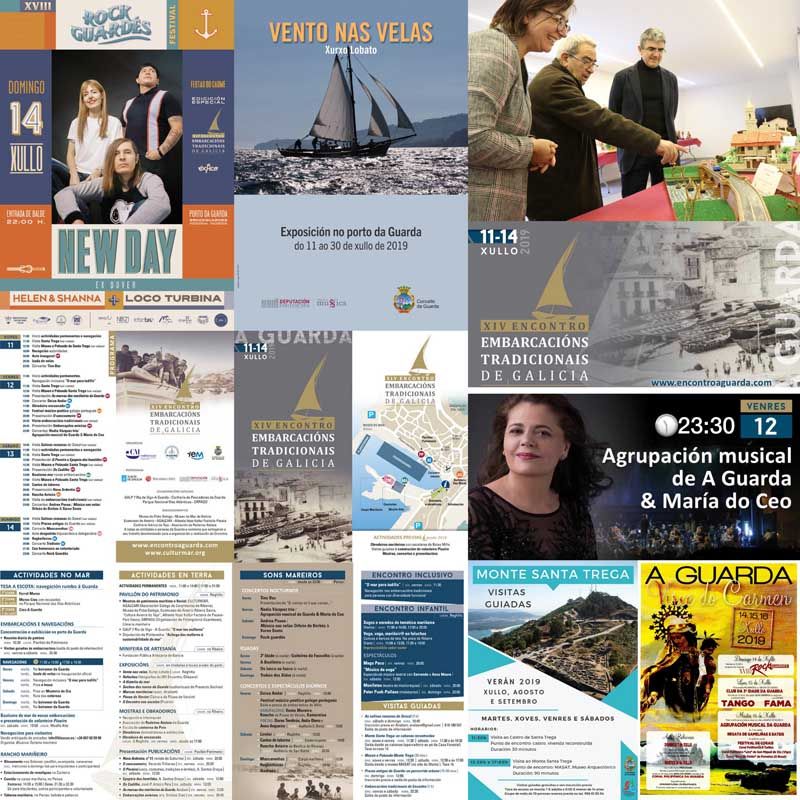 A Guarda congrega numerosas actividades entorno a XIV Encuentro de Embarcaciones Tradicionales de Galicia