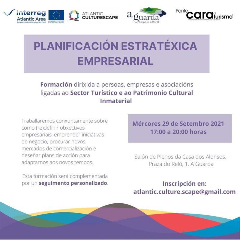 Formación sobre “Planificación Estratégica Empresarial” en A Guarda