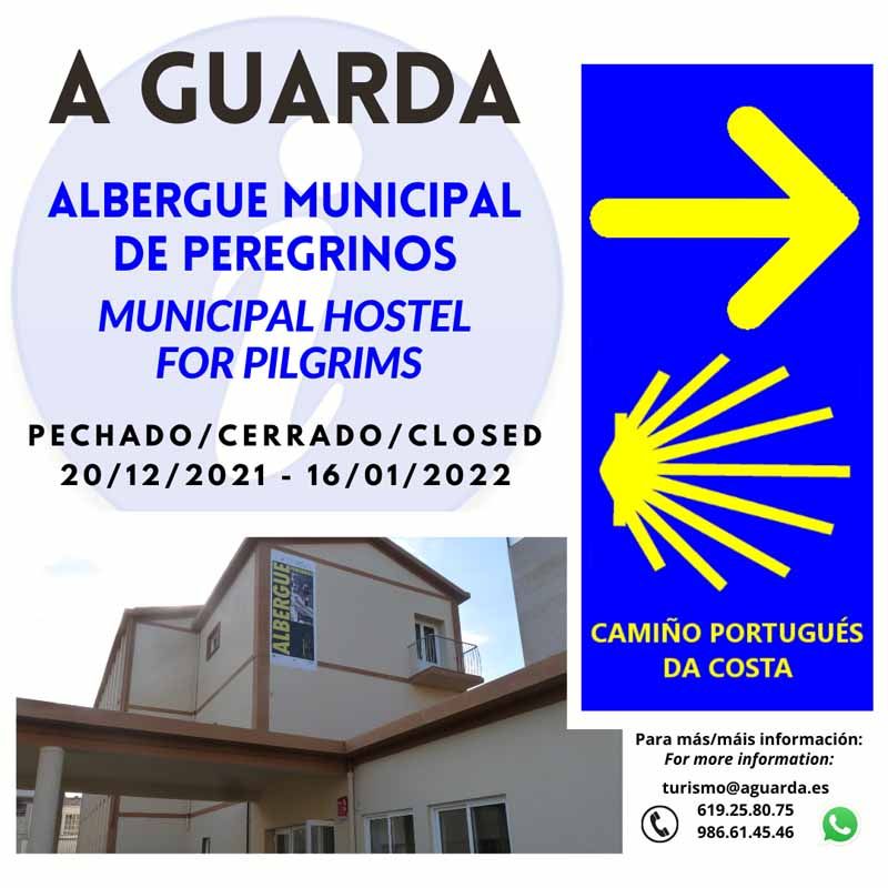 Cierre temporal del Albergue Municipal de A Guarda