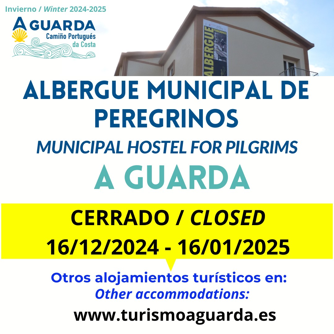 El Albergue municipal de A Guarda permanecerá cerrado durante las semanas de Navidad