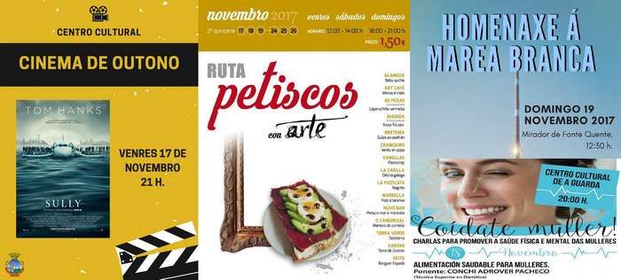 Gastronomía, cultura y homenaje a la «Marea Blanca»: protagonistas del fin de semana en A Guarda