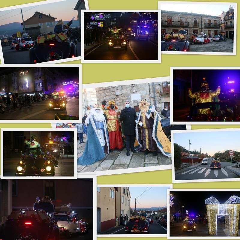 Los Reyes Magos visitaron A Guarda