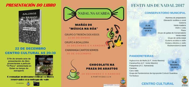 Los Festivales de Navidad y la lectura toman A Guarda desde hoy y hasta este fin de semana