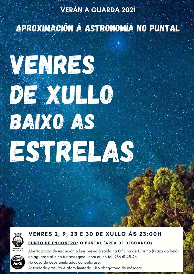 Agotadas todas las plazas para la primera jornada de “Venres de xullo baixo as estrelas”