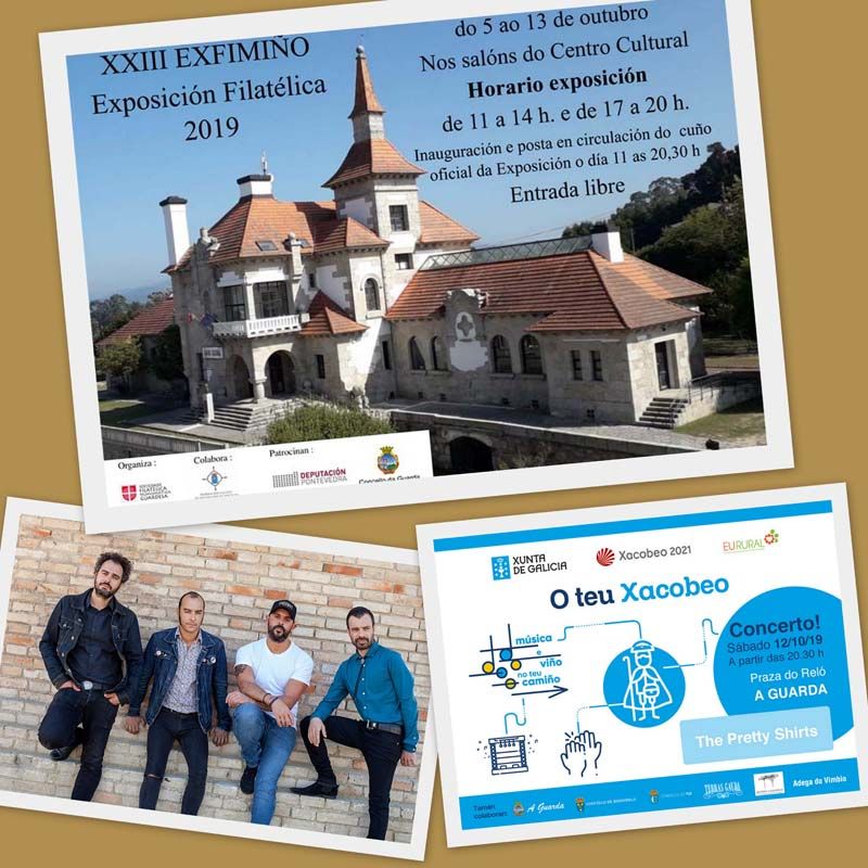 Música y filatelia centran las actividades de este fin de semana en A Guarda