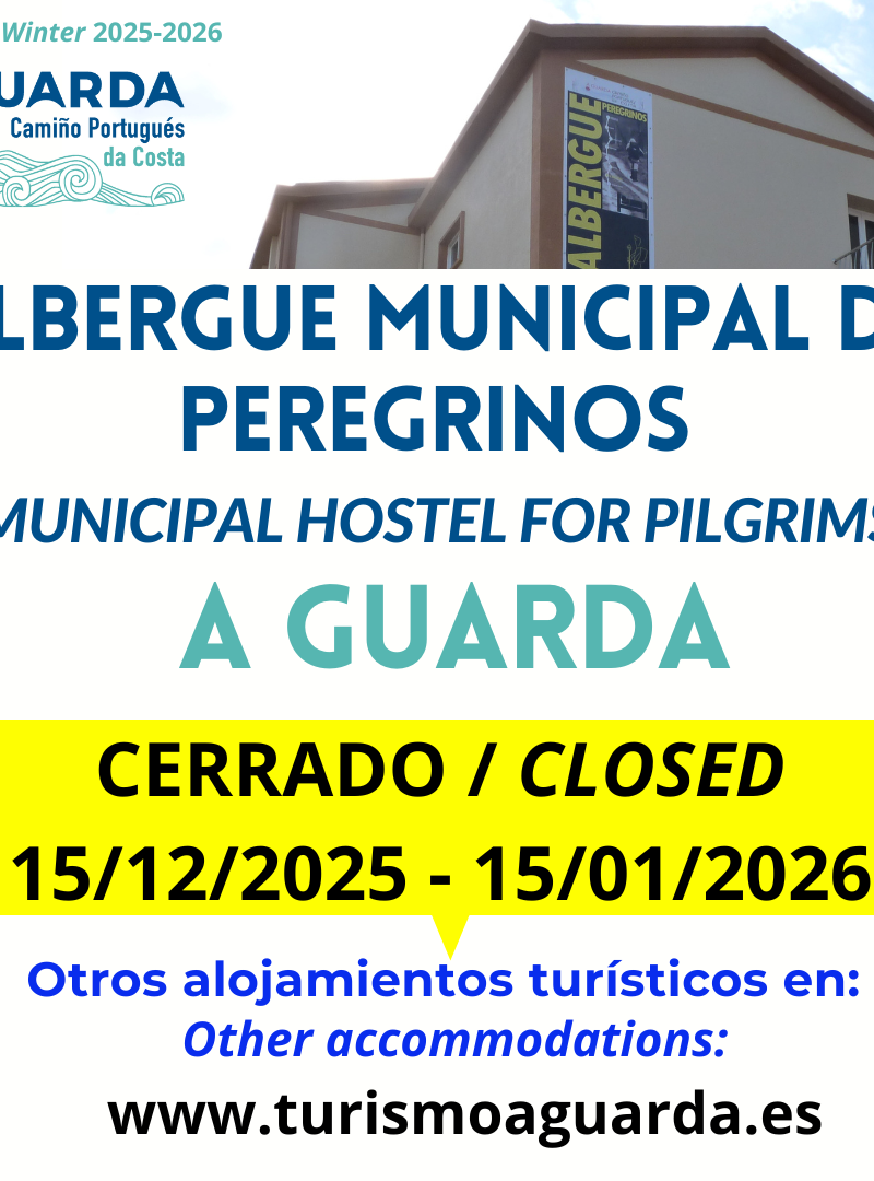El albergue municipal de A Guarda cerrará durante las semanas de Navidad