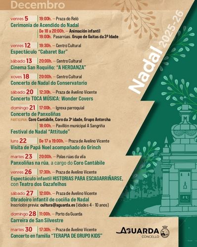 La agenda de Navidad trae unas jornadas de fiesta pensadas para disfrutar en familia