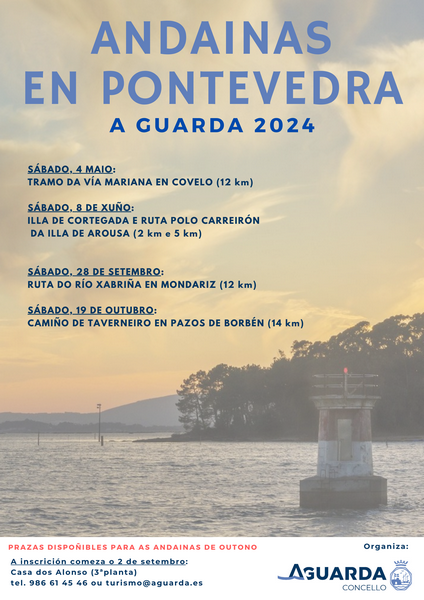 Desde el lunes abre el plazo para inscribirse en las andainas por Pontevedra
