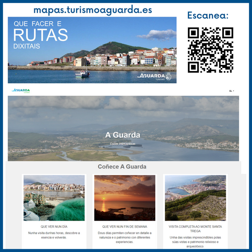 A Guarda lanza una nueva herramienta digital para dar a conocer los recursos y rutas turísticas