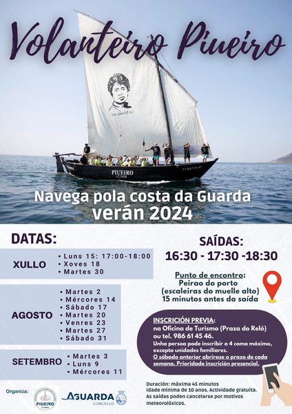 Nuevas salidas del Piueiro durante este verano