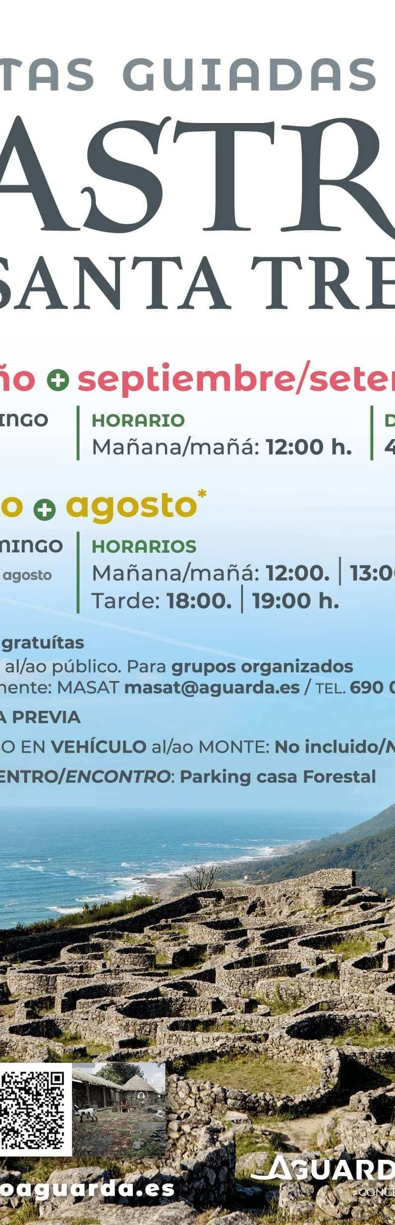 En julio y agosto se multiplican las oportunidades para  disfrutar de las visitas guiadas al castro de Santa Trega