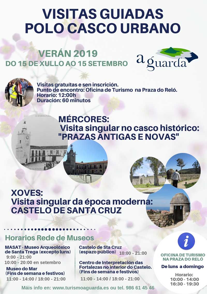 A Guarda oferta este verano visitas guiadas por el casco urbano